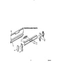 Whirlpool FGP355VW2 backguard diagram