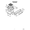 Whirlpool FGP355VW2 broiler diagram