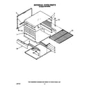 Roper FGP315VW5 internal oven diagram