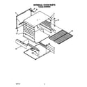 Whirlpool SF335PEWW1 internal oven diagram