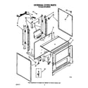 Whirlpool SF3100EWW1 external oven diagram