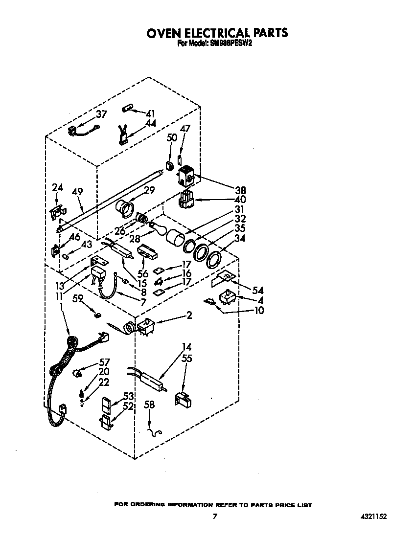 Whirlpool SM988PESW3 oven electrical diagram