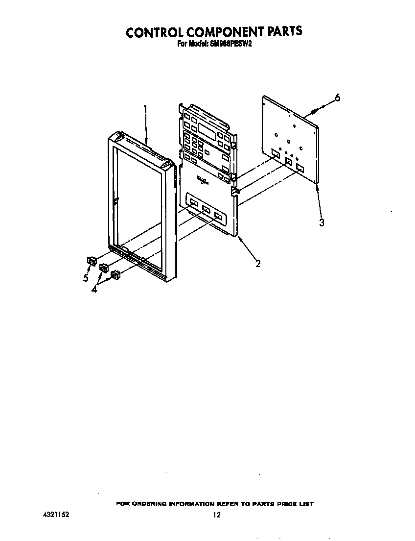 Whirlpool SM988PESW3 control component diagram