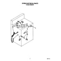 Roper FGS385VW1 oven electrical diagram