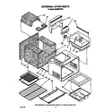 Whirlpool SE960PEPW6 internal oven diagram
