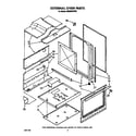 Whirlpool SE960PEPW6 external oven diagram