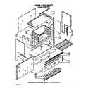 Whirlpool SE960PEPW6 upper oven diagram