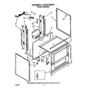 Whirlpool SF3000EWW0 external oven diagram