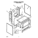 Whirlpool SF310PEWW0 external oven diagram