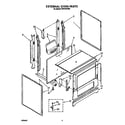 Roper FGP345VW0 external oven diagram