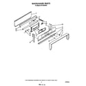 Whirlpool SF5140SRW8 backguard diagram