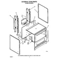 Whirlpool SF0140SRW5 external oven diagram