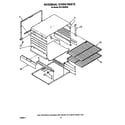 Whirlpool SF0100SRW8 internal oven diagram