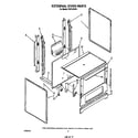 Roper FGP310VW1 external oven diagram