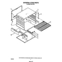 Roper FGP310VW1 internal oven diagram