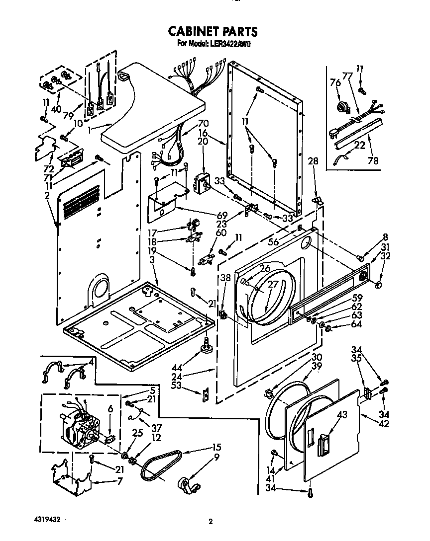 Whirlpool LER3422AW0 null diagram