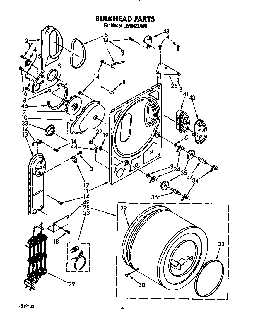 Whirlpool LER3422AW0 null diagram