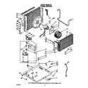 Whirlpool ACR124XR2 unit parts diagram