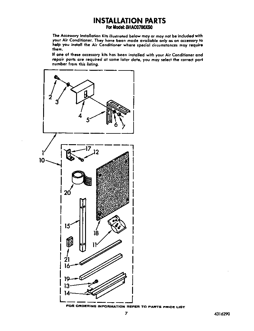 Whirlpool BHAC0700XS0 installation diagram
