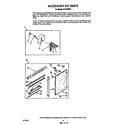 Whirlpool AC1002XS1 accessory kit diagram