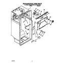 Whirlpool 3ET22DKXWW00 refrigerator liner diagram