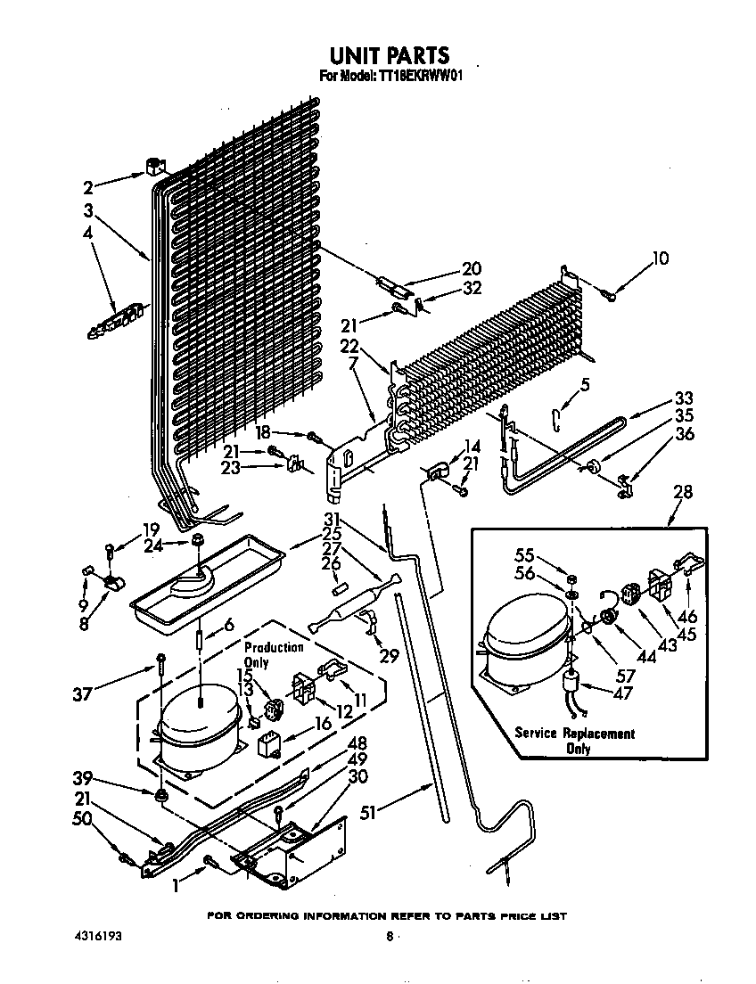 Estate TT18EKRWW01 unit diagram