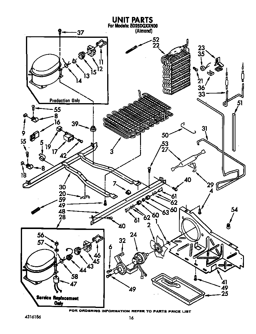 Whirlpool ED25DQXXN00 unit diagram