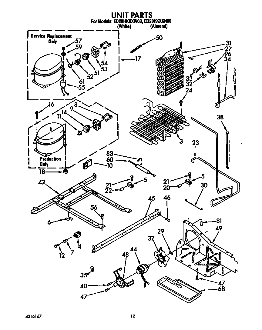 Whirlpool ED20HKXXW00 unit diagram