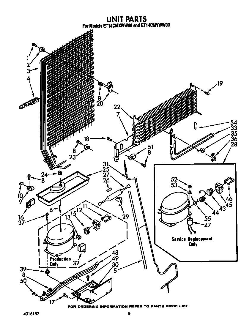 Whirlpool ET14CMYWW00 unit diagram