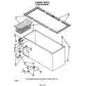 Roper RH1500RWW00 thermostat/basket diagram