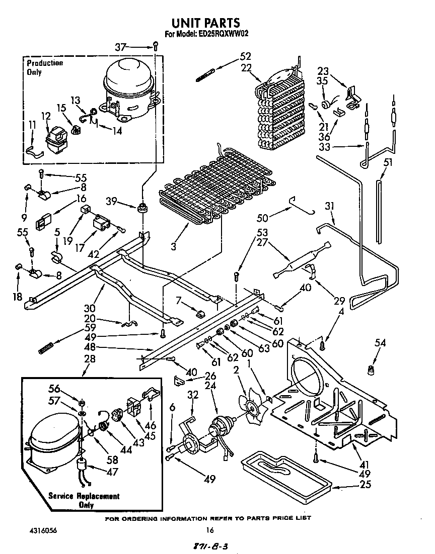 Whirlpool ED25RQXWW02 unit diagram