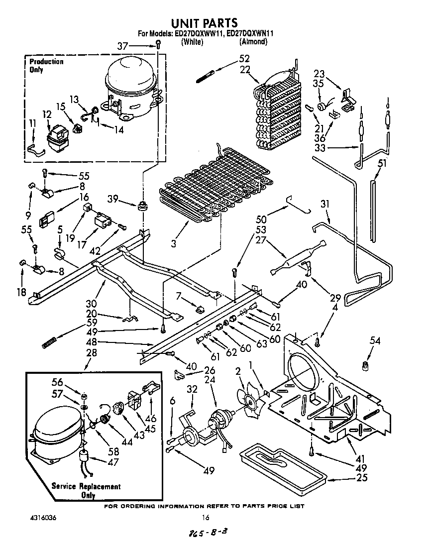 Whirlpool ED27DQZWN11 unit diagram