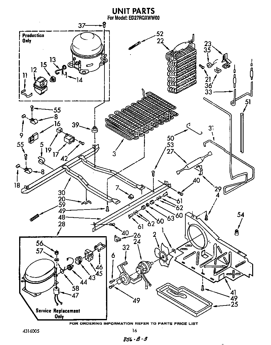Whirlpool ED27RQXWW00 unit diagram