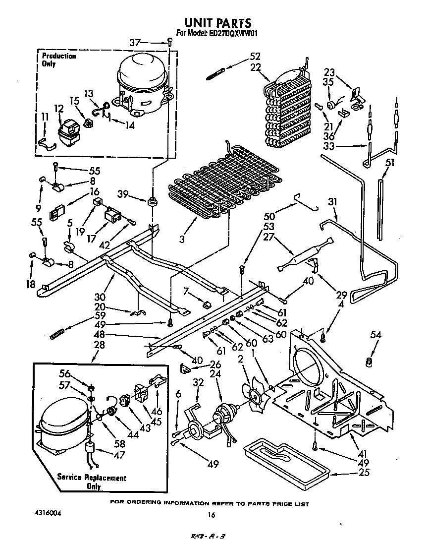 Whirlpool ED27DQXWN01 unit diagram