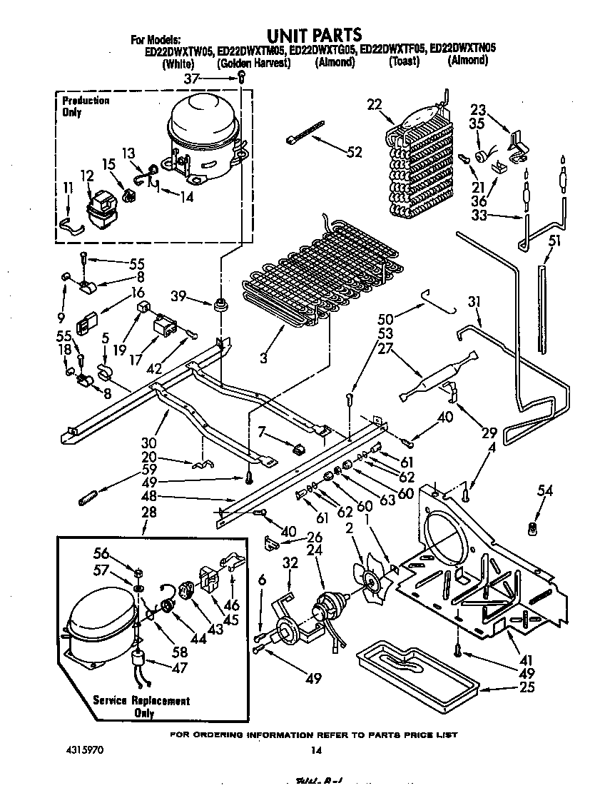 Whirlpool ED22DWXTW05 unit diagram