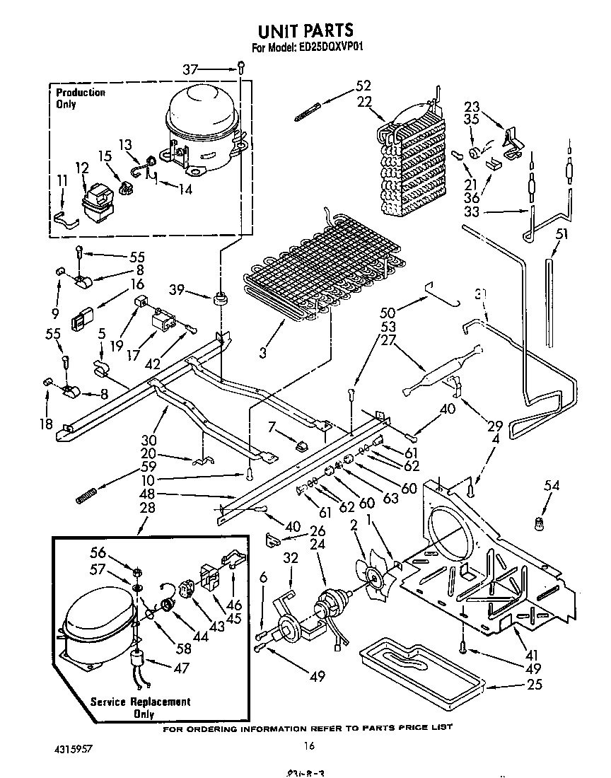 Whirlpool ED25DQXVP01 unit diagram