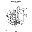 Whirlpool ET18AKXTW02 refrigerator door diagram