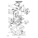 Whirlpool SC8536EWW0 burner box parts diagram