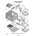 Whirlpool SF376PEPW0 internal oven diagram
