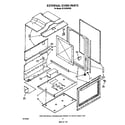 Whirlpool SF376PEPW0 external oven diagram