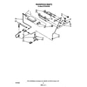 Whirlpool SF376PEPW0 manifold diagram