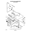 Whirlpool SE950PERW5 manifold and burner diagram