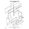 Whirlpool SE950PERW5 upper oven external diagram