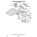 Whirlpool SS313PSTT1 cook top and manifold diagram