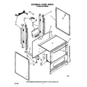 Whirlpool SF0100ERW6 external oven diagram