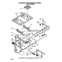 Whirlpool SF0100ERW6 cooktop and manifold diagram