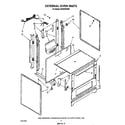 Whirlpool SF330PERW5 external oven diagram