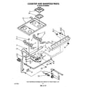 Whirlpool SF3100SRW5 cooktop and manifold diagram