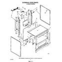 Whirlpool SF3100ERW5 external oven diagram