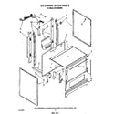 Whirlpool SF3300ERW5 external oven diagram
